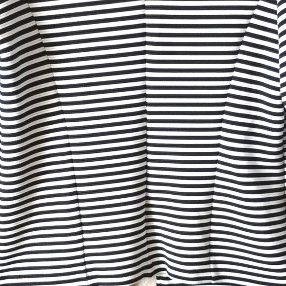 ESPRIT Striped Pocketed Knit Jersey Pocketed Open Blazer Light Jacket M - Picture 10 of 14